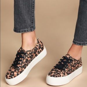 Steve Madden Cheetah Platform Sneakers